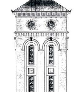 Elevation of the Water Tower