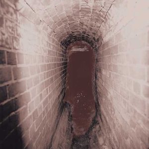 Sewer tunnel, still in use today
