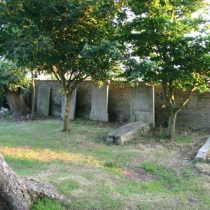 Tombs within the garden